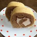 ☆のりぞー☆'s cooksnap of when they made ローカーボ　いちごロールケーキ.