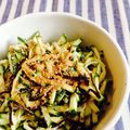おひさまごはん's cooksnap of when they made ごま香る♪生ズッキーニの塩昆布和え.