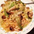 おまいま's cooksnap of when they made レタスとしめじの簡単パラパラチャーハン♬.