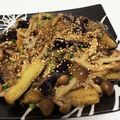 ぽこちゃむ's cooksnap of when they made 3つの食感！なすとエリンギの春雨炒め.