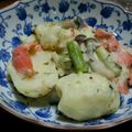 micchankon's cooksnap of when they made ★レモン＆マスタード風味なサーモンポテト.
