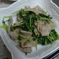 さっこ511's cooksnap of when they made 豚トロと豆苗の炒め物.