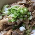 minoriloca's cooksnap of when they made 鶏せせりと玉ねぎ焼き鳥風炒め゜+｡.