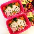のぞぽよん♪'s cooksnap of when they made 妖怪ウォッチ★ウィスパー キャラ弁.