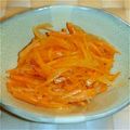 ヒルネコ３'s cooksnap of when they made にんじんの黒酢ナムル.