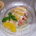yoshiyurip's cooksnap of when they made ジュレのお酒で♪桃と生ハムのカプレーゼ風.