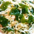 しんちゃのすけ's cooksnap of when they made もやしとわかめ、シーチキンで簡単和え物.