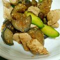 kkkyo's cooksnap of when they made 鶏肉茄子きゅうりのショウガ醤油ごま和え.