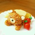 yuzuyou15's cooksnap of when they made リラックマinこたつ　オムライス♪.