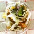 mikanclub's cooksnap of when they made 春に簡単便利♪もずくと野菜の健康サラダ.