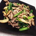 きたむん's cooksnap of when they made 豚こま肉と小松菜の中華炒め.