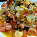 TadashiccK's cooksnap of when they made トマトとニラの中華風たまごとじ.