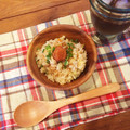 mu14578's cooksnap of when they made 鶏モモそのまま一枚炊き込みご飯.