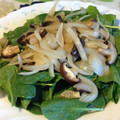 cheesedog's cooksnap of when they made ほうれん草とあったかキノコのサラダ.