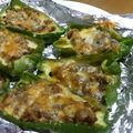 ALICEAAM's cooksnap of when they made ハンバーグになりそこねたピーマン肉詰め.