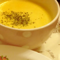 ♪duffy♪'s cooksnap of when they made 簡単♡レンジとミキサで！かぼちゃのスープ.