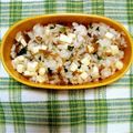 kuma♥'s cooksnap of when they made チーズなめ茸にぎり.