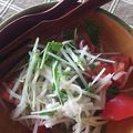 ☆ｷｬｻﾘﾝ☆'s cooksnap of when they made クレイジーソルトで大根と水菜のサラダ.