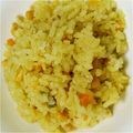 もちゃたろう's cooksnap of when they made 炊飯器で簡単★カレーピラフ「１歳児向け」.