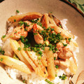 Renapoyo's cooksnap of when they made ネギとささみのバター味噌焼き.