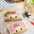 ＊ラビママ＊'s cooksnap of when they made ランチパックでマイメロちゃん♪.