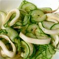 erigou's cooksnap of when they made 塩丸いか（塩いか）の酢の物　.