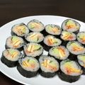 かおﾆｬﾝ子's cooksnap of when they made サーモンの変わり細巻き（サラダ巻き風）.