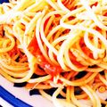 ぼんちゃん。's cooksnap of when they made フレッシュトマトとエリンギのパスタ.