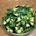 やまだみん's cooksnap of when they made だし風キュウリなすモロヘイヤ.