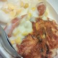 かわち's cooksnap of when they made 簡単　時短　絶品　リピ確定　卵グラタン.