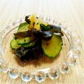 しじみごはん's cooksnap of when they made 塩レモンとズッキーニとわかめのさっと炒め.