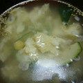 しゅんのま's cooksnap of when they made 焼肉屋さん風ズッキーニと卵のスープ.