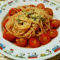 yukisoleil's cooksnap of when they made 簡単・手早く♬トマトジュースで冷製パスタ.
