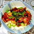 ♪もんちゃん♪'s cooksnap of when they made 驚きの柔らかさ！鶏ムネ肉で鰻の蒲焼き風.