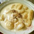 ほみえ's cooksnap of when they made じゃが芋ニョッキ 〜チーズクリームソース.