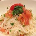 yuzupiyo's cooksnap of when they made ランチ～素麺で冷たいトマトのカッペリーニ.