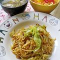 Maena's cooksnap of when they made 黄金比の塩焼きそば.
