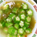 ﾏｲﾑﾗ's cooksnap of when they made オクラととろろ昆布の冷や汁.