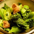 saki1010's cooksnap of when they made シンプル旨い♪からし菜のクレソル炒め.