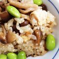 むーにんママ's cooksnap of when they made 簡単炊飯器任せ☆茸たっぷり炊き込みご飯.