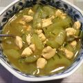 モノクロニャー's cooksnap of when they made 冬瓜!?胡瓜の煮物　ひき肉あんかけ.