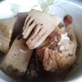 白い鏡's cooksnap of when they made すじと筍あつあげ煮込み.
