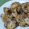 ミーゴ's cooksnap of when they made 簡単◆里芋の黒胡麻和え◆.