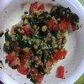 happyuriko's cooksnap of when they made 離乳食＜中期＞ほうれん草の納豆和え.