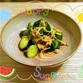 RIEK♡K♡'s cooksnap of when they made きゅうりとえのきのさっぱり和え☆.