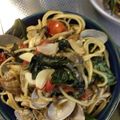 はなっちひなっち's cooksnap of when they made アサリとトマト。フレッシュバジルのパスタ.