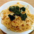 よっぴー＊'s cooksnap of when they made 揚げ玉とめんつゆの和風パスタ.