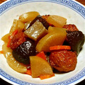 劉太太's cooksnap of when they made 母の味♪大根と薩摩揚げ、干椎茸の煮物.