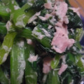 クックHWUFUY☆'s cooksnap of when they made 簡単♪美味しい♡小松菜とちくわのサラダ.