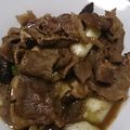 ｽｶｲﾌｨｯｼｭ☆'s cooksnap of when they made フライパンで作る牛肉のすき焼き風.